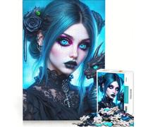 Puzzle da 1000 pezzi per adulti "L'abbraccio della notte" gioco rompicapo assemblaggio di modelli per rafforzare l'amore tra le coppie 38x26cm