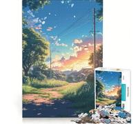 Puzzle da 1000 pezzi per adulti "L'abbraccio dell'alba", gioco impossibile, interazione genitore-figlio, lista dei desideri con Babbo Natale 38x26cm