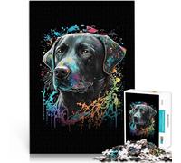 Puzzle da 1000 pezzi per adulti Labrador Retriever Antistress Vacanza in patria Uccidere il tempo Adatto per la decorazione del desktop 38x26cm