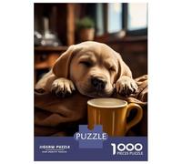 Puzzle Da 1000 Pezzi Per Adulti Labrador Retriever Dog Pup Puzzle Per Adolescenti Gioco Rompicapo Decorazione Per La Casa È Ideale Come Regalo 38x26cm/1000pcs