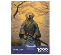 Puzzle Da 1000 Pezzi Per Adulti Labrador The Samurai Puzzle Per Adulti Gioco Rompicapo Difficile Compleanno E Natale 38x26cm/1000pcs