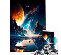 Puzzle da 1000 pezzi per adulti Lago Marziano gioco educativo e stimolante ideale come regalo per attività in famiglia (dimensioni 38x26cm)
