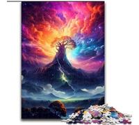 Puzzle da 1000 pezzi per adulti L'albero della vita, perfetto per adolescenti e famiglie, compleanni (dimensioni: 50x75cm)