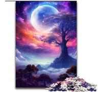 Puzzle da 1000 pezzi per adulti L'albero della vita, perfetto per divertirsi in famiglia a Natale, Ringraziamento, compleanni e Pasqua (dimensioni: 50x75cm)
