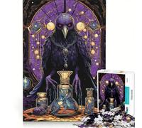 Puzzle da 1000 pezzi per adulti "L'Alchimista Corvo" giocattolo fai-da-te assemblaggio di modelli collezione d'artista belle arti 50x75cm