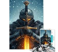 Puzzle da 1000 pezzi per adulti Lama Radiosa del Cavaliere Giochi per famiglie Giocattoli educativi Regali per il Secret Santa Decorazione per la casa (dimensioni 75x50cm)