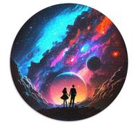 Puzzle da 1000 pezzi per adulti "L'amore tra le stelle", puzzle in cartone, regalo di Natale, ideale per ufficio, camera da letto, soggiorno (67,5x67,5cm)