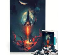 Puzzle da 1000 pezzi per adulti: lancio epico di un razzo spaziale, gioco educativo, analisi e logica, regalo di compleanno, regalo di viaggio 38x52cm