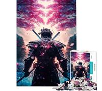 Puzzle da 1000 pezzi per adulti "L'anima del samurai" impegnativo da completare con motivo da assemblare decorazione per la casa giocattolo per ragazzi dai 14 anni in su (38x26cm)