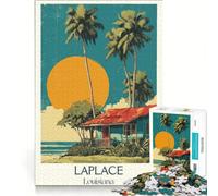 Puzzle da 1000 pezzi per adulti LaPlace, LA, Gioco impossibile, Interazione genitore-figlio, Lista dei desideri con Babbo Natale 38x52cm