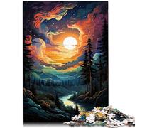 Puzzle da 1000 pezzi, per adulti, Lapponia, velocità manuale, 26 x 38 cm, sfida dell'intelligenza cerebrale, giocattolo che crea dipendenza da adolescenti dai 14 anni in su
