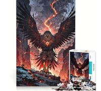 Puzzle da 1000 pezzi per adulti: L'aquila di fuoco leggendaria che si leva gioco per famiglie rilassante e stimolante per la mente collezione d'artista belle arti 38x26cm