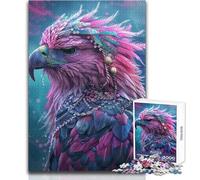 Puzzle da 1000 pezzi per adulti L'aquila incantata Goditi un dolce relax e svago Misura stabile e taglio preciso Dimensioni del giocattolo: 38x26cm