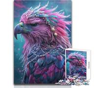 Puzzle da 1000 pezzi per adulti L'aquila incantata Goditi un dolce relax e svago Vestibilità stabile Taglio preciso Dimensioni del giocattolo: 38x52cm
