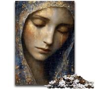 Puzzle da 1000 pezzi per adulti, l'arte della Vergine Maria aiuta il cervello a esercitare i giocattoli avvincenti per coltivare la pazienza, adatto alle coppie, 26x38cm