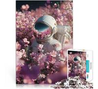 Puzzle da 1000 pezzi per adulti L'astronauta si muove nell'oscurità silenziosa Giochi educativi è ideale come regalo per tutta la famiglia 52x38cm