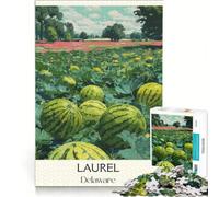 Puzzle da 1000 pezzi per adulti Laurel Delaware | Collezione d'artista "Difficult Challenge" Belle Arti Regali unici per compleanno e Natale 38x26cm