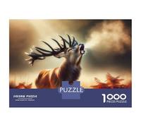 Puzzle Da 1000 Pezzi Per Adulti Le Brame Du Cerf Puzzle Per Adolescenti Gioco Rompicapo Decorazione Per La Casa È Ideale Come Regalo 52x38cm/1000pcs