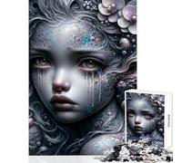 Puzzle da 1000 pezzi per adulti "Le lacrime della sirena" gioco rompicapo decorazione da parete giocattolo educativo regalo per amici e familiari (50x75cm)