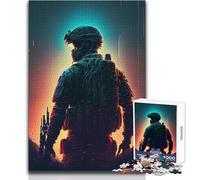 Puzzle da 1000 pezzi per adulti, leader di truppe, tranquillo, rilassante, tempo libero, precisione fine, giocattolo artigianale, dimensioni 38x26cm