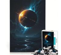 Puzzle da 1000 pezzi per adulti "L'eclissi terrestre" gioco rompicapo difficile per rafforzare l'amore tra le coppie 50x75cm