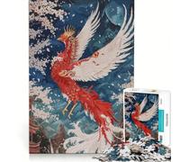 Puzzle da 1000 pezzi per adulti leggenda della fenice giapponese gioco rilassante decorazione per la casa ideale come regalo per tutta la famiglia 38x26cm