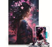 Puzzle da 1000 pezzi per adulti "L'eleganza delle geishe", gioco pratico, migliora la memoria, ideale come regalo per tutta la famiglia 38x52cm