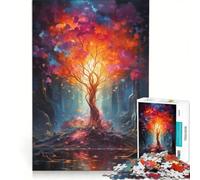 Puzzle da 1000 pezzi per adulti "L'enigma della foresta", gioco impossibile, decorazione per la casa, ideale come regalo per tutta la famiglia 50x75cm