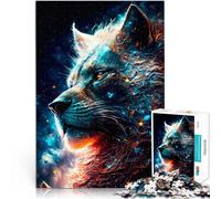 Puzzle da 1000 pezzi per adulti Leon Spacial Fatto di cartone Adatto a partire dai 14 anni gioco di sfida unico Offerti come regali per tutta la famiglia misurare:26x38cm/10.24 x 14.96pollice
