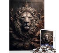 Puzzle da 1000 pezzi per adulti Leone Amato Decorazione per la casa Giocattoli Ottimi regali e giocattoli Giochi rilassanti Sfida da completare Dimensioni 38x26cm