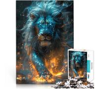 Puzzle da 1000 pezzi per adulti leone bianco magico per il giocattolo di sfida del gioco educativo Lista dei desideri con Babbo Natale 75x50cm