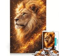 Puzzle da 1000 pezzi per adulti Leone di Giuda gioco impossibile interazione genitore-figlio lista dei desideri con Babbo Natale 38x26cm