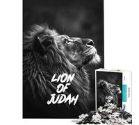 Puzzle da 1000 pezzi per adulti Leone di Giuda Gioco pratico per adulti taglio di precisione antistress regalo (dimensioni 50x75cm)