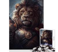 Puzzle da 1000 pezzi per adulti leone eroico samurai giocattoli fai da te regali di Babbo Natale segreto gioco pratico per migliorare l'amore tra coppie dimensioni 50x75cm