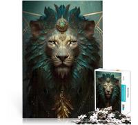 Puzzle da 1000 pezzi per adulti Leone Mistico Giocattoli che creano dipendenza e sfidano l'intelligenza del cervello grande regalo 50x70cm