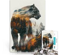 Puzzle da 1000 pezzi per adulti Leopardo Aiuta il cervello ad allenare i giocattoli che creano dipendenza per coltivare la pazienza Idee regalo 38x26cm