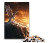 Puzzle da 1000 pezzi per adulti leopardo alato giocattoli per l'intrattenimento della famiglia decorazioni e regali unici per la casa 75x50cm