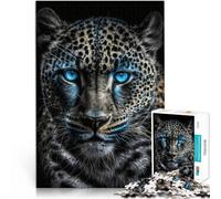 Puzzle da 1000 pezzi per adulti Leopardo del gelo magico Giocattoli educativi per l'apprendimento Giochi per famiglie decorazione murale 52x38cm