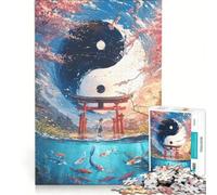 Puzzle da 1000 pezzi per adulti "L'equilibrio degli elementi", decorazione da parete, interazione genitore-figlio, ideale come regalo 38x26cm