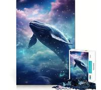 Puzzle da 1000 pezzi per adulti,Leviatano Celeste,taglio preciso,divertente rompicapo,regalo per il tempo libero,decorazione natalizia (38x26cm)