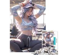 Puzzle da 1000 pezzi per adulti libera l'atleta che è in te! Gioco impossibile per l'apprendimento sfida e regalo (dimensioni 38x52cm)