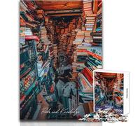 Puzzle da 1000 pezzi per adulti, libri e conoscenza, rompicapo, giochi per famiglie, migliora la memoria, giocattoli antistress, dimensioni 50x75cm