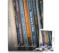 Puzzle da 1000 pezzi per adulti, libri e conoscenze, divertimento in famiglia e serata di giochi, ma anche un'opera d'arte divertente e umoristica, formato regalo 50x75cm