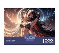 Puzzle Da 1000 Pezzi Per Adulti Light And Dark Anime Girl Puzzle Per Adolescenti Gioco Rompicapo Decorazione Per La Casa È Ideale Come Regalo 52x38cm/1000pcs