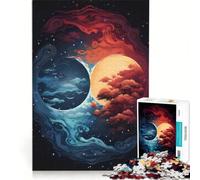 Puzzle da 1000 pezzi per adulti: L'impatto dell'arte non figurativa gioco rompicapo difficile per migliorare l'amore tra le coppie 38x52cm