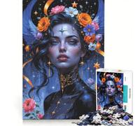 Puzzle da 1000 pezzi per adulti "L'Imperatrice Celeste della Notte", gioco educativo, per divertimento in famiglia, collezione d'artista, opera d'arte 50x75cm