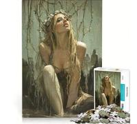 Puzzle da 1000 pezzi per adulti: L'imperatrice della rinascita in fiore Ninfa della foresta Giochi per famiglie Decorazione perfetta compleanno e Natale 38x52cm