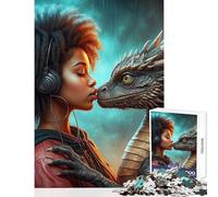 Puzzle da 1000 pezzi per adulti "L'incontro mistico" - Gioco impossibile per le vacanze a casa - Giocattolo educativo per passare il tempo e rafforzare l'amore tra le coppie (38x52cm)