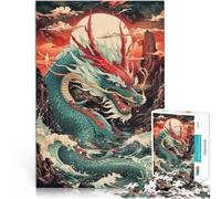 Puzzle da 1000 pezzi per adulti L'ira dei draghi marini Antistress Vacanza in patria Uccidere il tempo Collezione di artisti, Belle arti 38x26cm