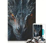 Puzzle da 1000 pezzi per adulti "L'ira del drago nero", gioco per famiglie, difficile e stimolante, regalo di compleanno e unico 50x75cm